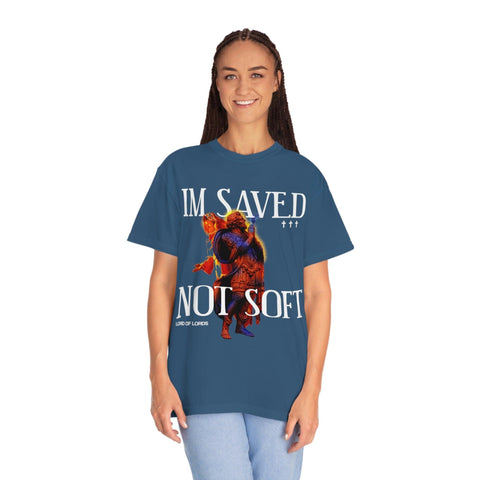 Unisex Saved Not Soft Garment-Dyed Tee - Lord of LordsT-Shirt