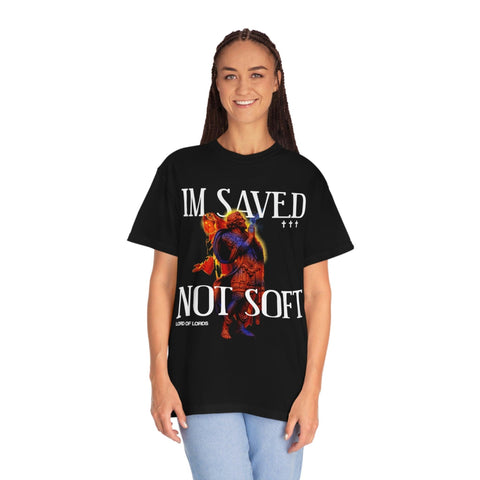 Unisex Saved Not Soft Garment-Dyed Tee - Lord of LordsT-Shirt