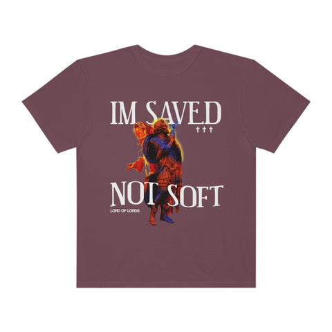 Unisex Saved Not Soft Garment-Dyed Tee - Lord of LordsT-Shirt