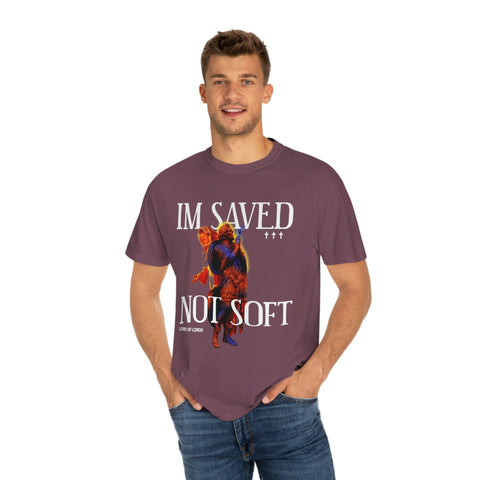 Unisex Saved Not Soft Garment-Dyed Tee - Lord of LordsT-Shirt