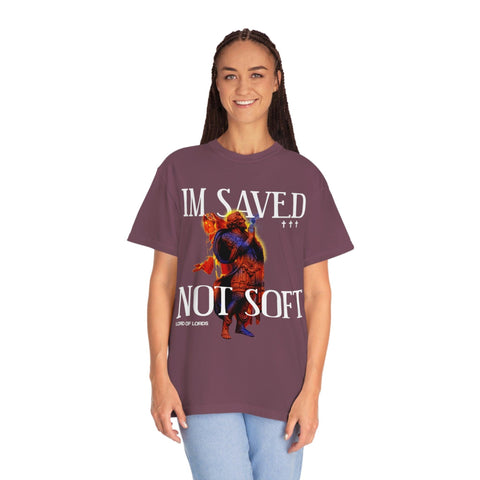 Unisex Saved Not Soft Garment-Dyed Tee - Lord of LordsT-Shirt