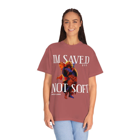 Unisex Saved Not Soft Garment-Dyed Tee - Lord of LordsT-Shirt