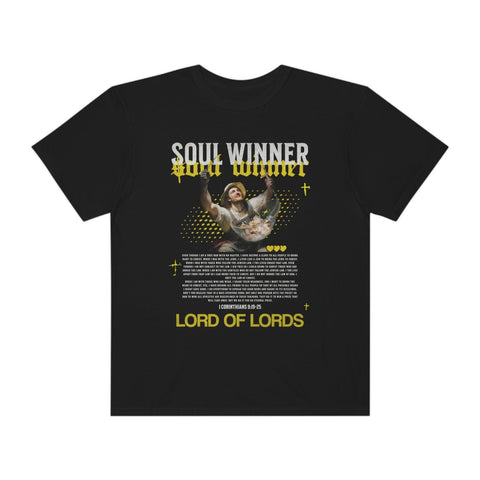 Unisex Soul Winner Garment-Dyed Tee - Lord of LordsT-Shirt