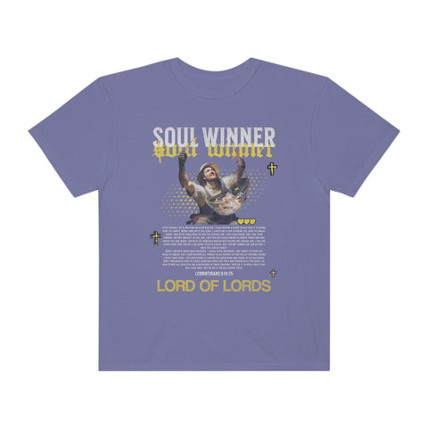 Unisex Soul Winner Garment-Dyed Tee - Lord of LordsT-Shirt