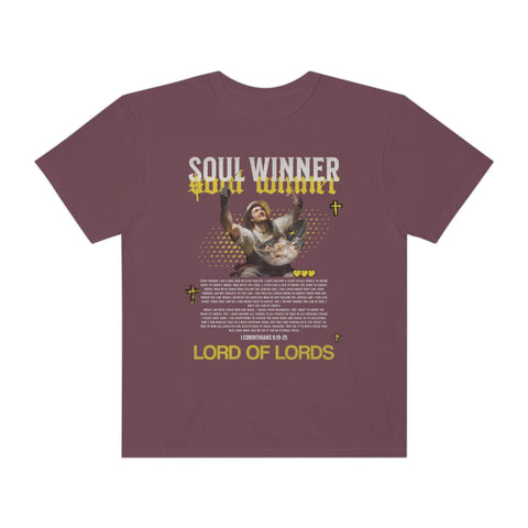 Unisex Soul Winner Garment-Dyed Tee - Lord of LordsT-Shirt